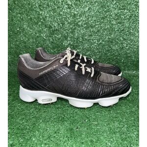 FootJoy FJ Hyper Flex FTF 2.0 Mens Size 8 Black Grey Soft Spike Golf Shoes 51035